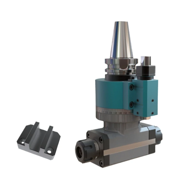 Dual output angle head BT40 BT50 ER16 ER20 ER25 ER32 side milling head
Dual output angle head BT40 BT50 ER16 ER20 ER25 ER32 side milling head