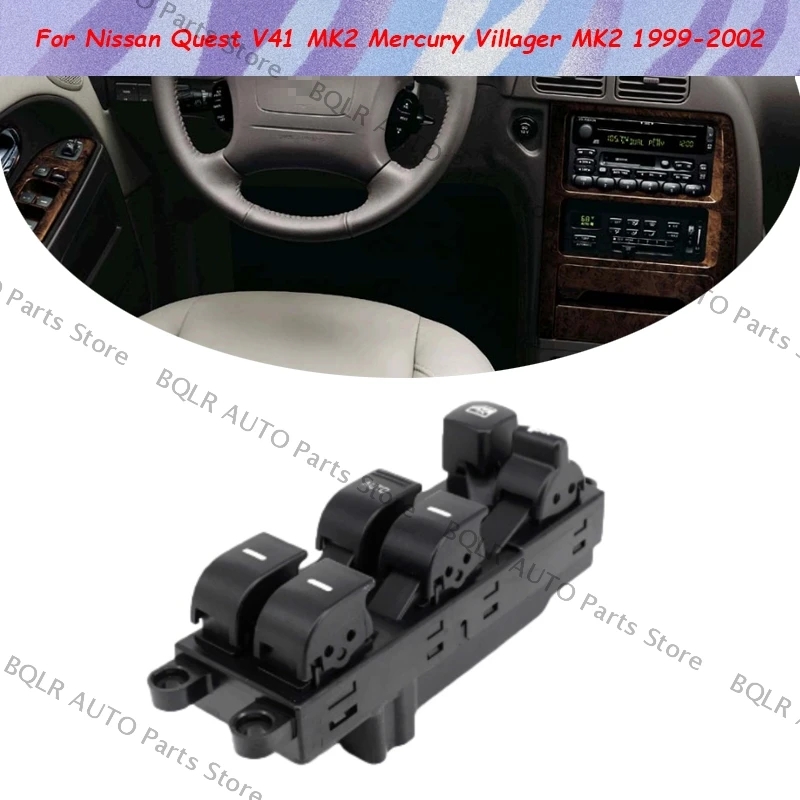 Для Nissan Quest V41 MK2 Mercury Villager MK2 1999-2002 электрический главный автомобильный переключатель стеклоподъемника 25401-7B212 автомобиль
Для Nissan Quest V41 MK2 Mercury Villager MK2 1999-2002 электрический главный автомобильный переключатель стеклоподъемника 25401-7B212 автомобиль