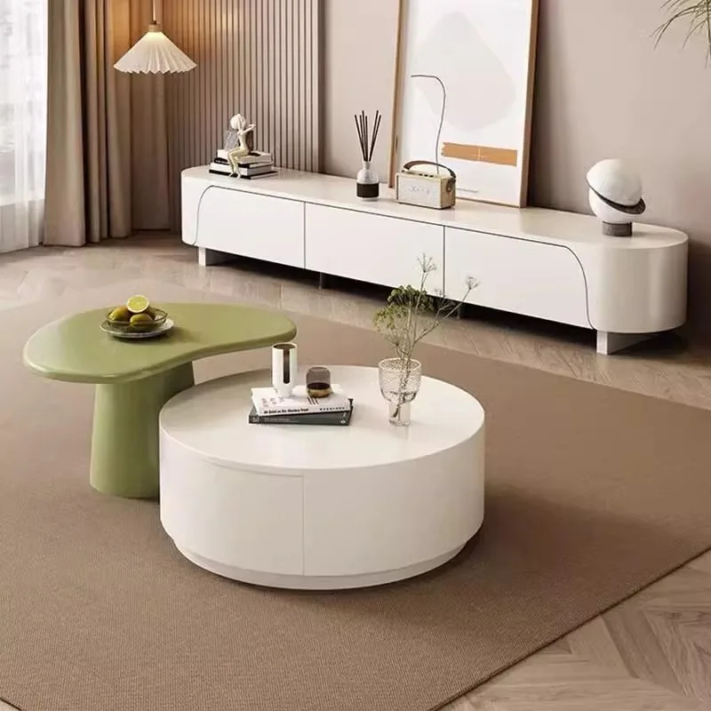 Round Nordic Coffee Table Set Modern Design Unique Storage Coffee Tables Cute Premium Tavolino Da Salotto House Accessories
Round Nordic Coffee Table Set Modern Design Unique Storage Coffee Tables Cute Premium Tavolino Da Salotto House Accessories
