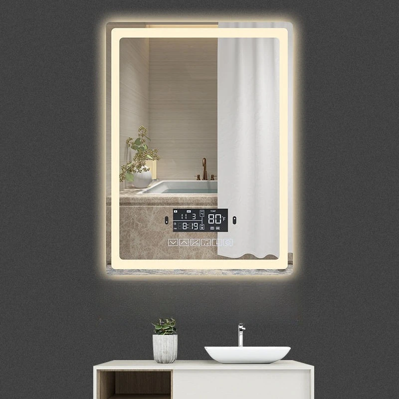Smart bathroom mirror hotel toilet toilet wall hanging makeup bathroom anti-fog luminous light mirror wall hanging
Smart bathroom mirror hotel toilet toilet wall hanging makeup bathroom anti-fog luminous light mirror wall hanging