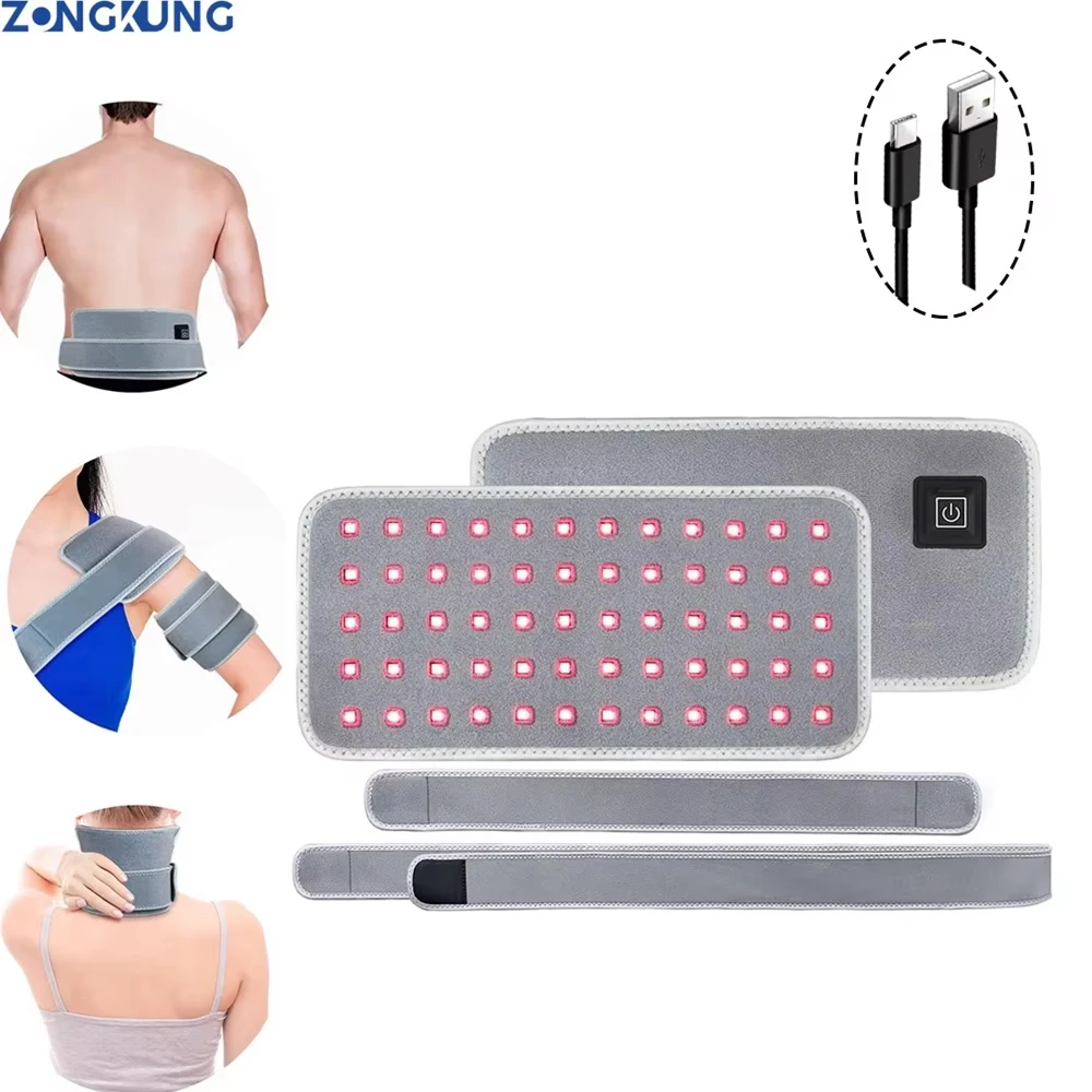 ZONGKUNG 60Leds Red Light Infrared Device for Recovery Muscle Pain Fat Loss 850nm 660nm Light Wave for Neck Waist Knee Arm Belt
ZONGKUNG 60Leds Red Light Infrared Device for Recovery Muscle Pain Fat Loss 850nm 660nm Light Wave for Neck Waist Knee Arm Belt