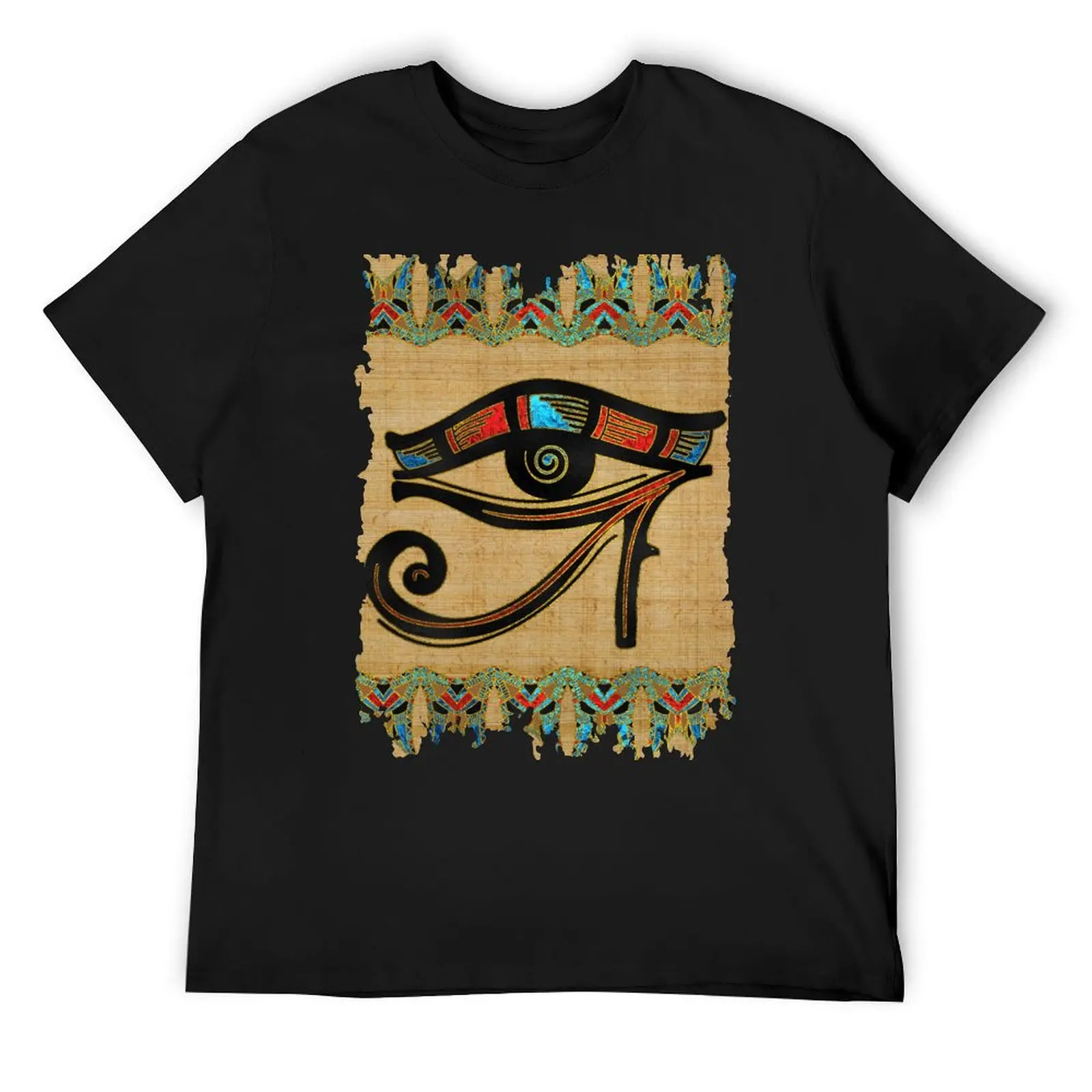 Egyptian Eye of Horus Ornament on papyrus T-Shirt anime stuff summer clothes kawaii clothes fitted t shirts for men
Egyptian Eye of Horus Ornament on papyrus T-Shirt anime stuff summer clothes kawaii clothes fitted t shirts for men