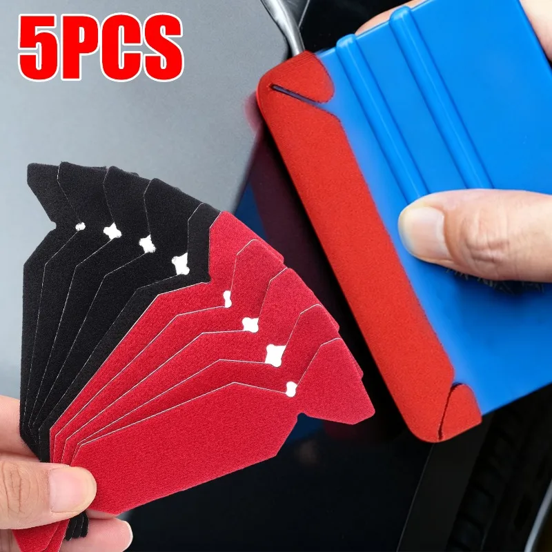 5Pcs Wing Shape Squeegee Felt Edge For Car Wrap Scraper Vinyl Application Tool Window Tinting Buffer Cloth Sticker Accessories
5Pcs Wing Shape Squeegee Felt Edge For Car Wrap Scraper Vinyl Application Tool Window Tinting Buffer Cloth Sticker Accessories