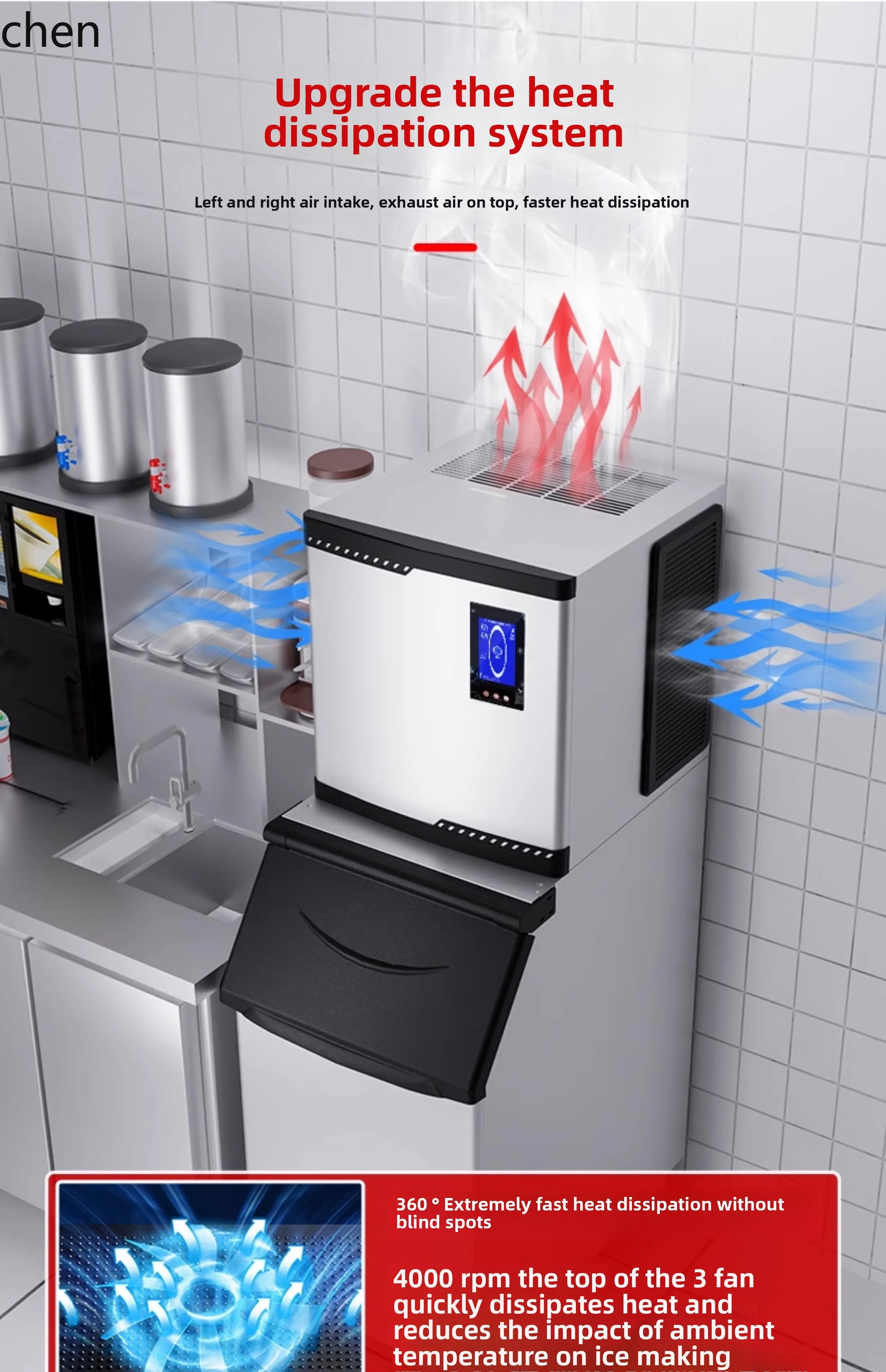 LXC Ice Machine Commercial Milk Tea Shop Large Large Large Capacity Fully Automatic Square Ice Cube Making Machine
LXC Ice Machine Commercial Milk Tea Shop Large Large Large Capacity Fully Automatic Square Ice Cube Making Machine