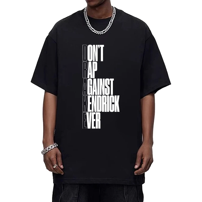 Don't Rap Against Kendrick Ever Graphic Print Oversized t-shirt Street Hip Hop Men Women 100% Cotton short sleeve T shirt Unisex
Don't Rap Against Kendrick Ever Graphic Print Oversized t-shirt Street Hip Hop Men Women 100% Cotton short sleeve T shirt Unisex