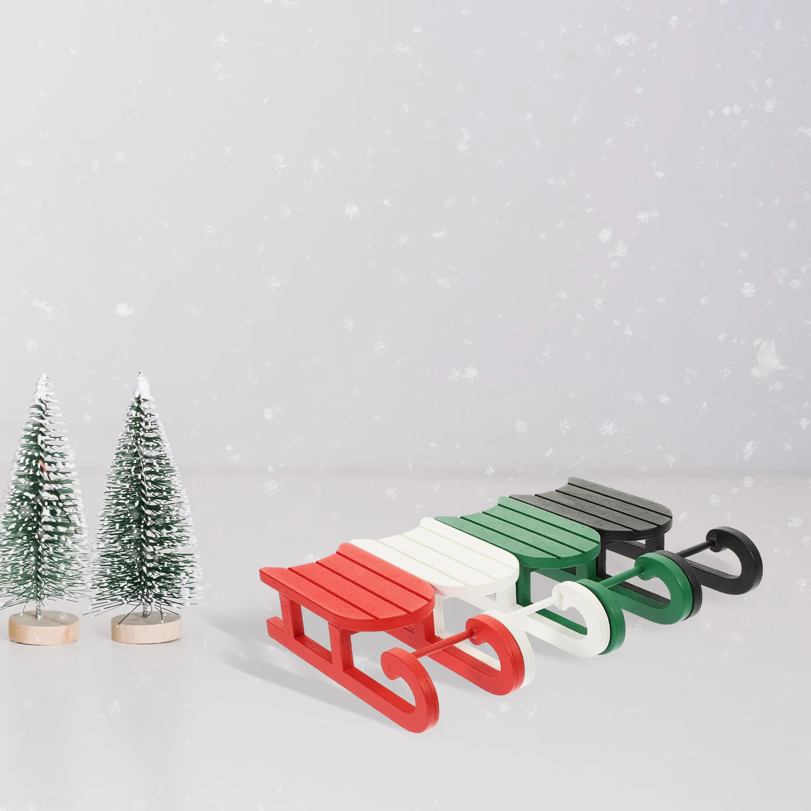 Wooden Christmas Sleigh Decorations Set of 4 Mini Sleds Xmas Ornament Holiday Desktop Gift
Wooden Christmas Sleigh Decorations Set of 4 Mini Sleds Xmas Ornament Holiday Desktop Gift
