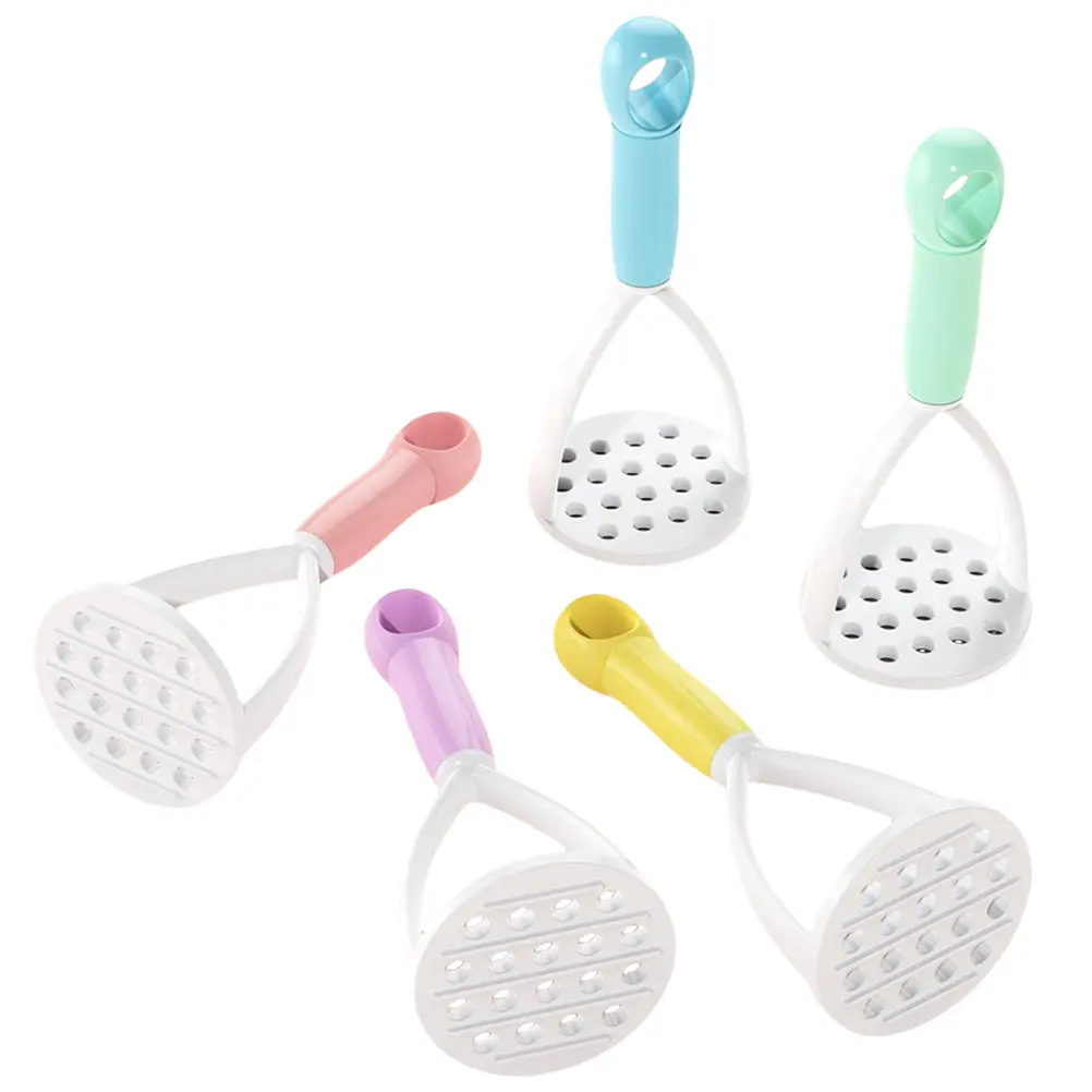 5Pcs Potato Masher Manual Food Crusher Kitchen Utensil for Baby Complementary Fruit Vegetable Puree Reusable
5Pcs Potato Masher Manual Food Crusher Kitchen Utensil for Baby Complementary Fruit Vegetable Puree Reusable