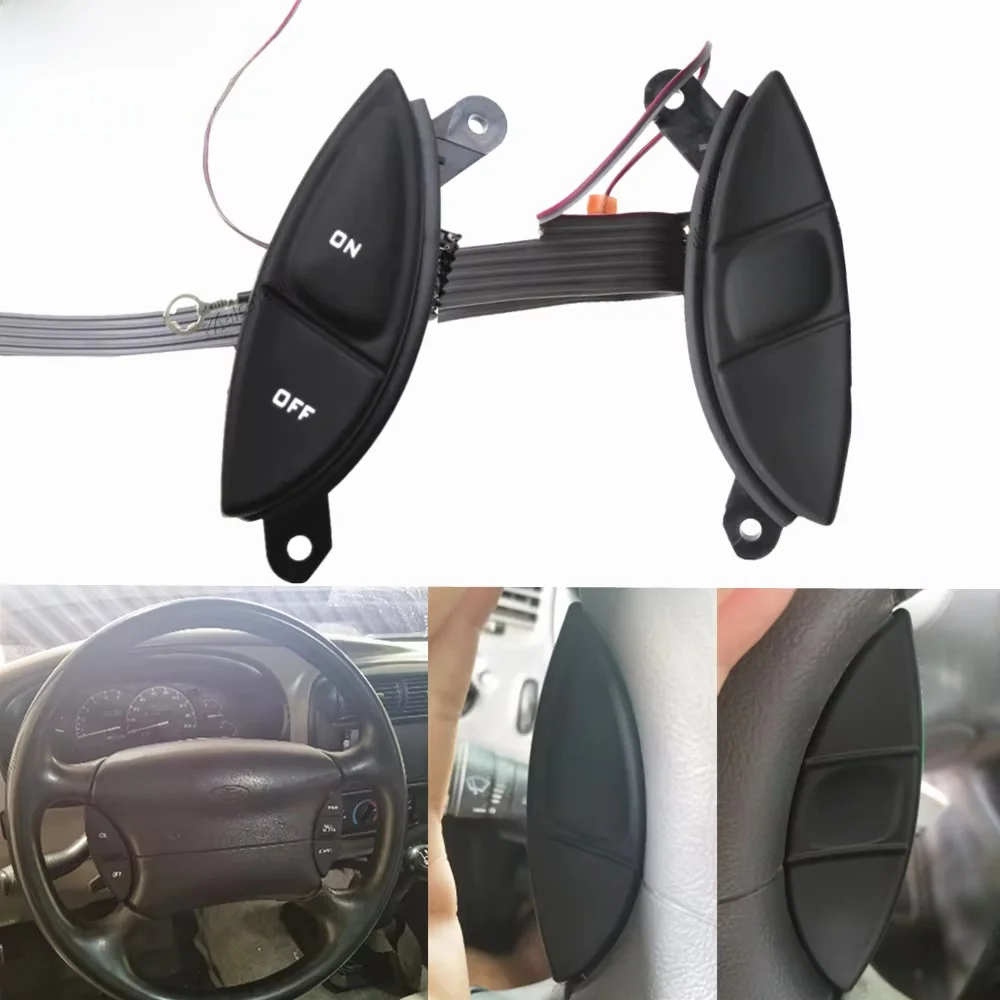 Steering Wheel Cruise Control Switch Button Kit, F87Z9C888BB For Ford Ranger Explorer Sport Trac, F150, Mercury Mountaineer, Maz
Steering Wheel Cruise Control Switch Button Kit, F87Z9C888BB For Ford Ranger Explorer Sport Trac, F150, Mercury Mountaineer, Maz