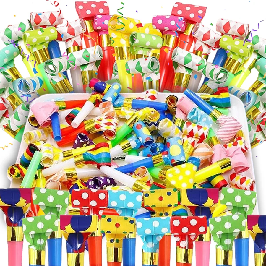 24/48/80/160pcs Party Blower Colorful Whistles Cheer Generator Atmosphere Creating Supplies Festival Birthday Celebration XJM
24/48/80/160pcs Party Blower Colorful Whistles Cheer Generator Atmosphere Creating Supplies Festival Birthday Celebration XJM
