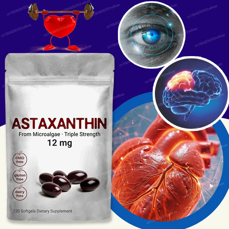 Natural Astaxanthin Triple Strength Support Eye, Skin, Joint,And Immune System Health 120 Capsules
Natural Astaxanthin Triple Strength Support Eye, Skin, Joint,And Immune System Health 120 Capsules
