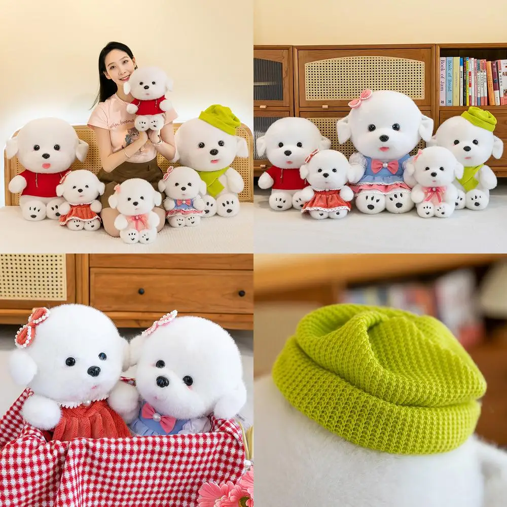 Kawaii Plush Toy Cute Filled Puppy Dog Stuffed Animal for Kids Birthday Gift Realistic Dressed Bichon Frise Doll for Wedding
Kawaii Plush Toy Cute Filled Puppy Dog Stuffed Animal for Kids Birthday Gift Realistic Dressed Bichon Frise Doll for Wedding