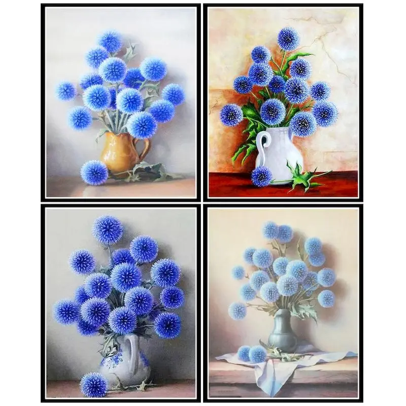 CHENISTORY Pictures By Number Blue Flower Kits Painting By Numbers Handpainted Picture Art Drawing On Canvas Gift Home Decor
CHENISTORY Pictures By Number Blue Flower Kits Painting By Numbers Handpainted Picture Art Drawing On Canvas Gift Home Decor