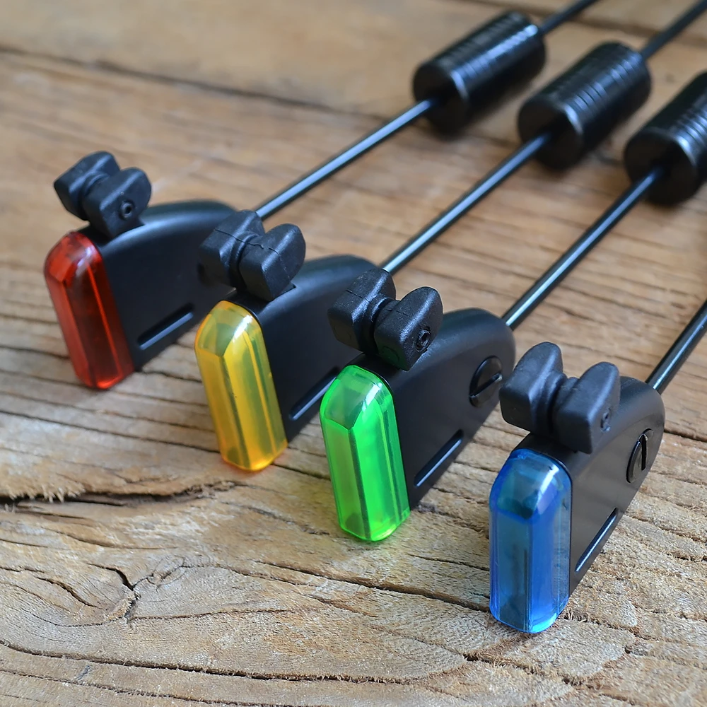 Hirisi B2001 4-Pack LED Carp Fishing Swinger Set Waterproof High Sensitivity Bite Indicator with Storage Box for Carp Anglers
Hirisi B2001 4-Pack LED Carp Fishing Swinger Set Waterproof High Sensitivity Bite Indicator with Storage Box for Carp Anglers
