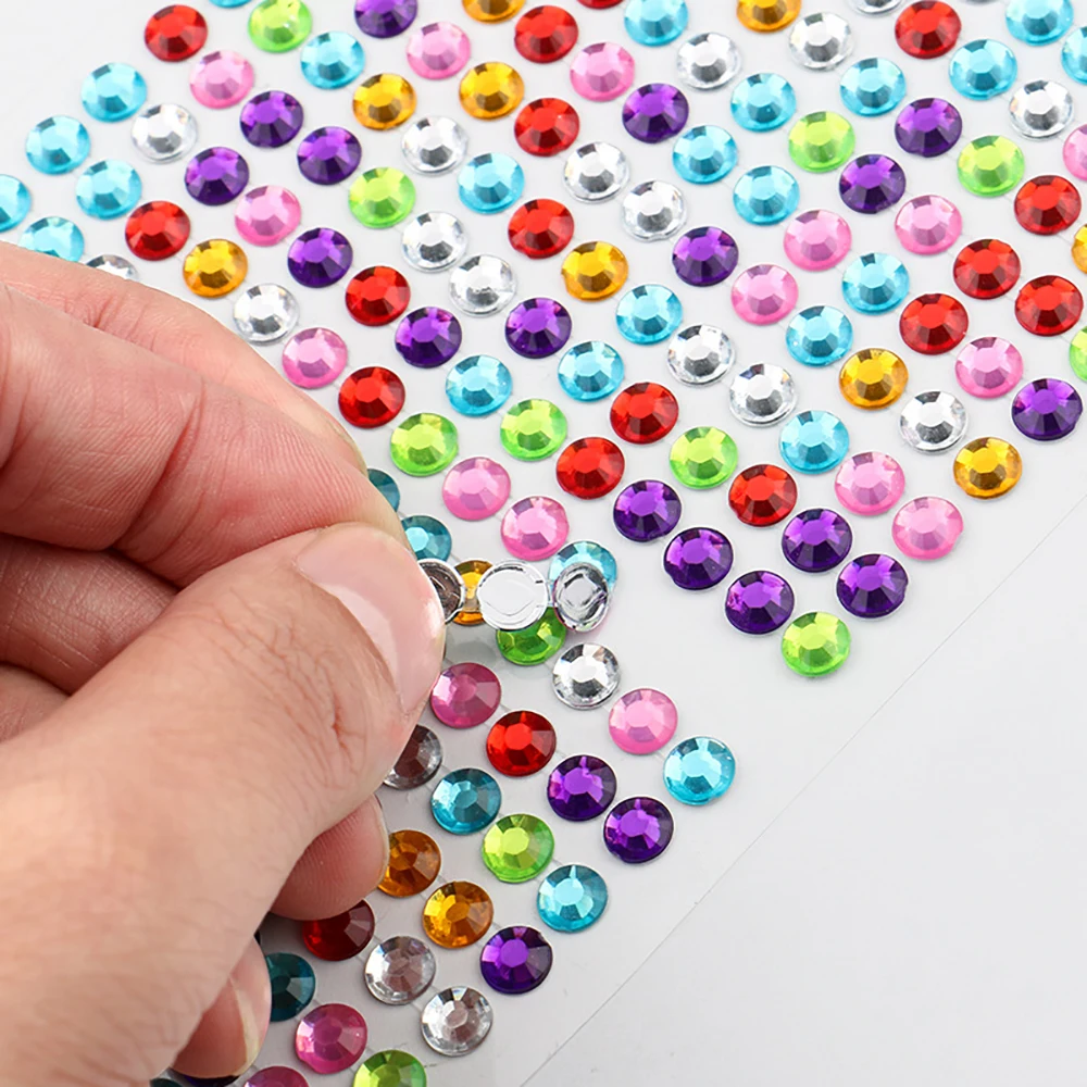 6mm Rhinestone Applique DIY Scrapbooking Decoration Acrylic Resin Diamond Stickers Paste on Phone Case Car Wall Stickers
6mm Rhinestone Applique DIY Scrapbooking Decoration Acrylic Resin Diamond Stickers Paste on Phone Case Car Wall Stickers