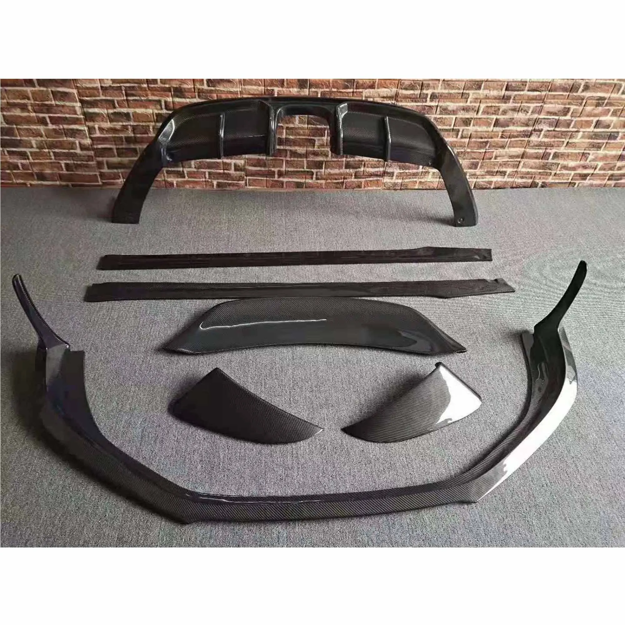 Top Quality Carbon Fiber Front Lip Side Skirt Rear Diffuser Spoier for porsche Cayman 718
Top Quality Carbon Fiber Front Lip Side Skirt Rear Diffuser Spoier for porsche Cayman 718