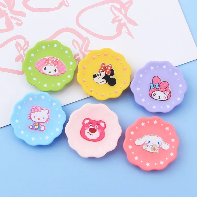 10 шт./компл. Sanrios Hellokittys Mymelody Cinnamoroll мультяшная маленькая тарелка ручной работы материал шпилька DIY резиновые аксессуары
10 шт./компл. Sanrios Hellokittys Mymelody Cinnamoroll мультяшная маленькая тарелка ручной работы материал шпилька DIY резиновые аксессуары