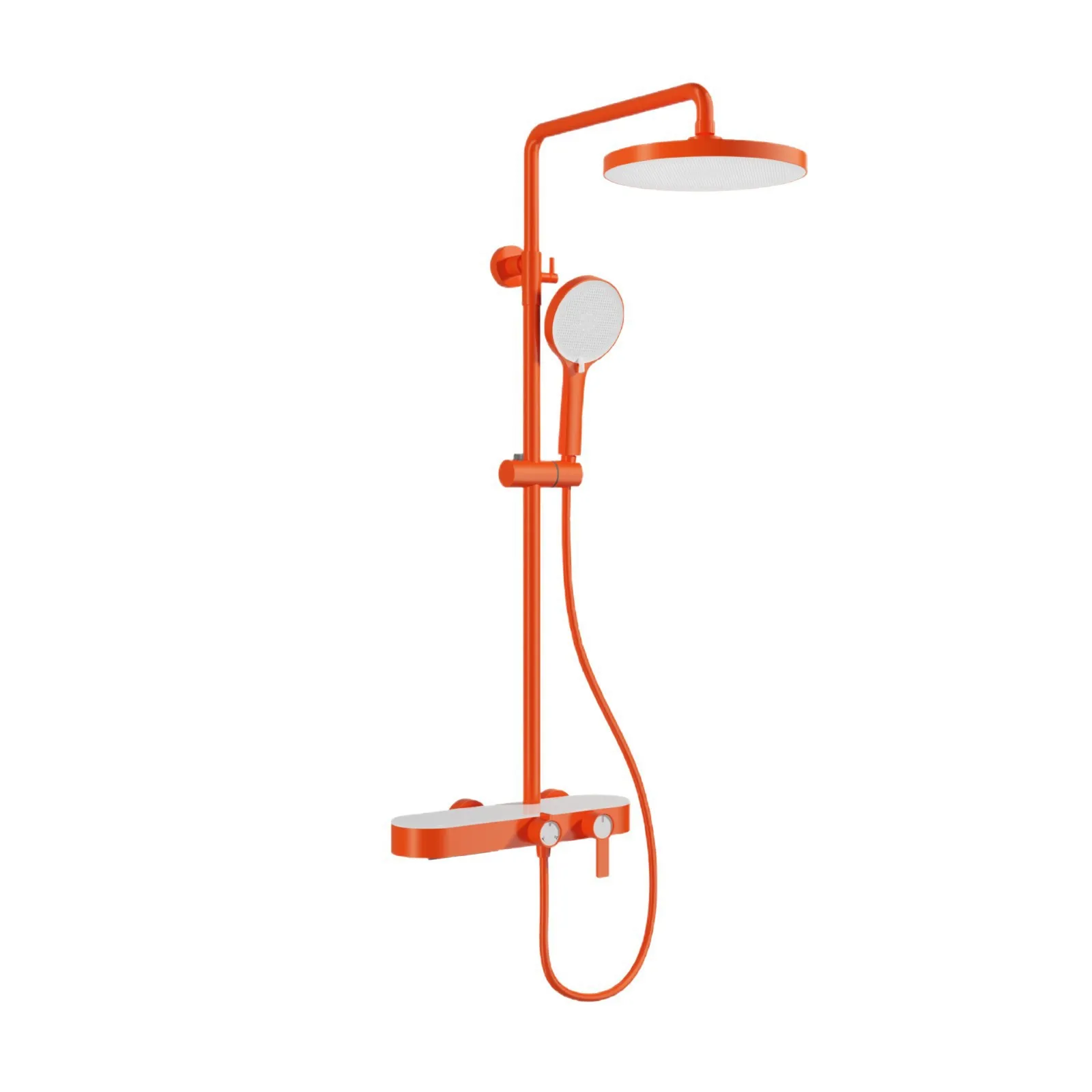 Vibrant Colorful Shower Set, Thermostatic Mixer With Solid Brass Valve & High Pressure Rainfall Shower Head For Modern Bathroom
Vibrant Colorful Shower Set, Thermostatic Mixer With Solid Brass Valve & High Pressure Rainfall Shower Head For Modern Bathroom