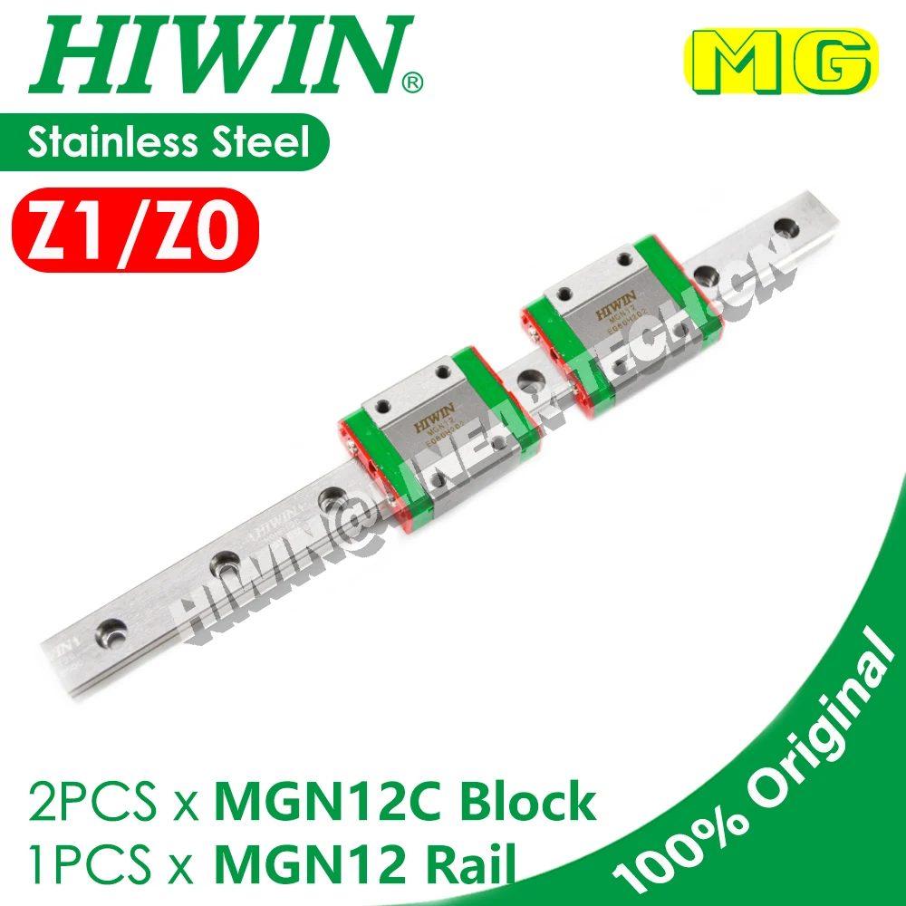 HIWIN MGN12C 2PCS Block MGN12 Linear Guides Rail 300 350 400 450 475 500MM HIWIN Z0 Z1 Genuine Original HIWIN 3D Printer New
HIWIN MGN12C 2PCS Block MGN12 Linear Guides Rail 300 350 400 450 475 500MM HIWIN Z0 Z1 Genuine Original HIWIN 3D Printer New