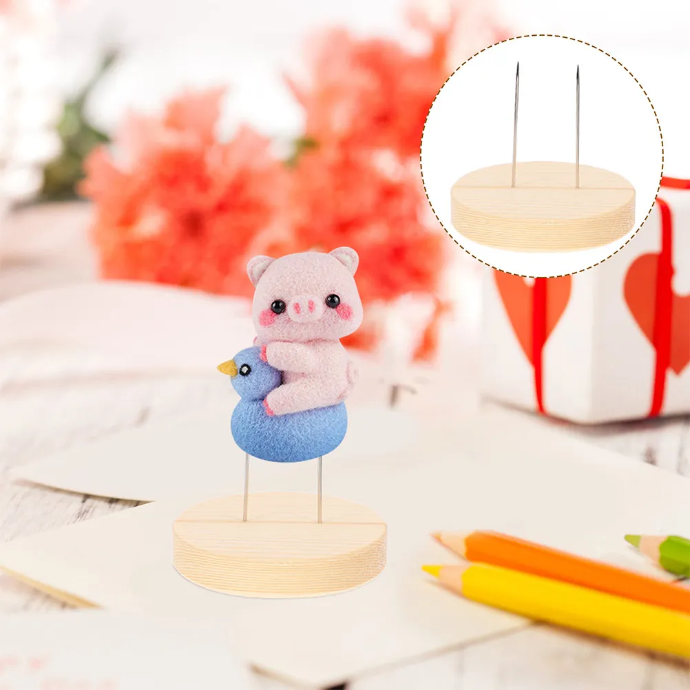4Pcs Wool Felt Display Stand Wooden Base Needle Holder Crochet Felt Craft Show Stand Display Holder Toy Support
4Pcs Wool Felt Display Stand Wooden Base Needle Holder Crochet Felt Craft Show Stand Display Holder Toy Support
