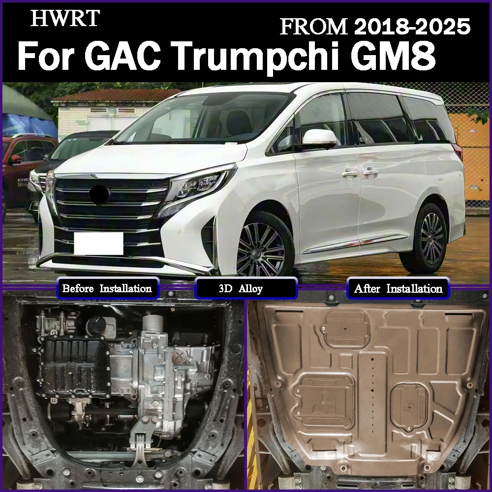 Black Under Engine Guard Plate Splash Shield Mud Fender Cover Mudguard Protector For GAC Trumpchi GM8 2018-2025 2.0T
Black Under Engine Guard Plate Splash Shield Mud Fender Cover Mudguard Protector For GAC Trumpchi GM8 2018-2025 2.0T