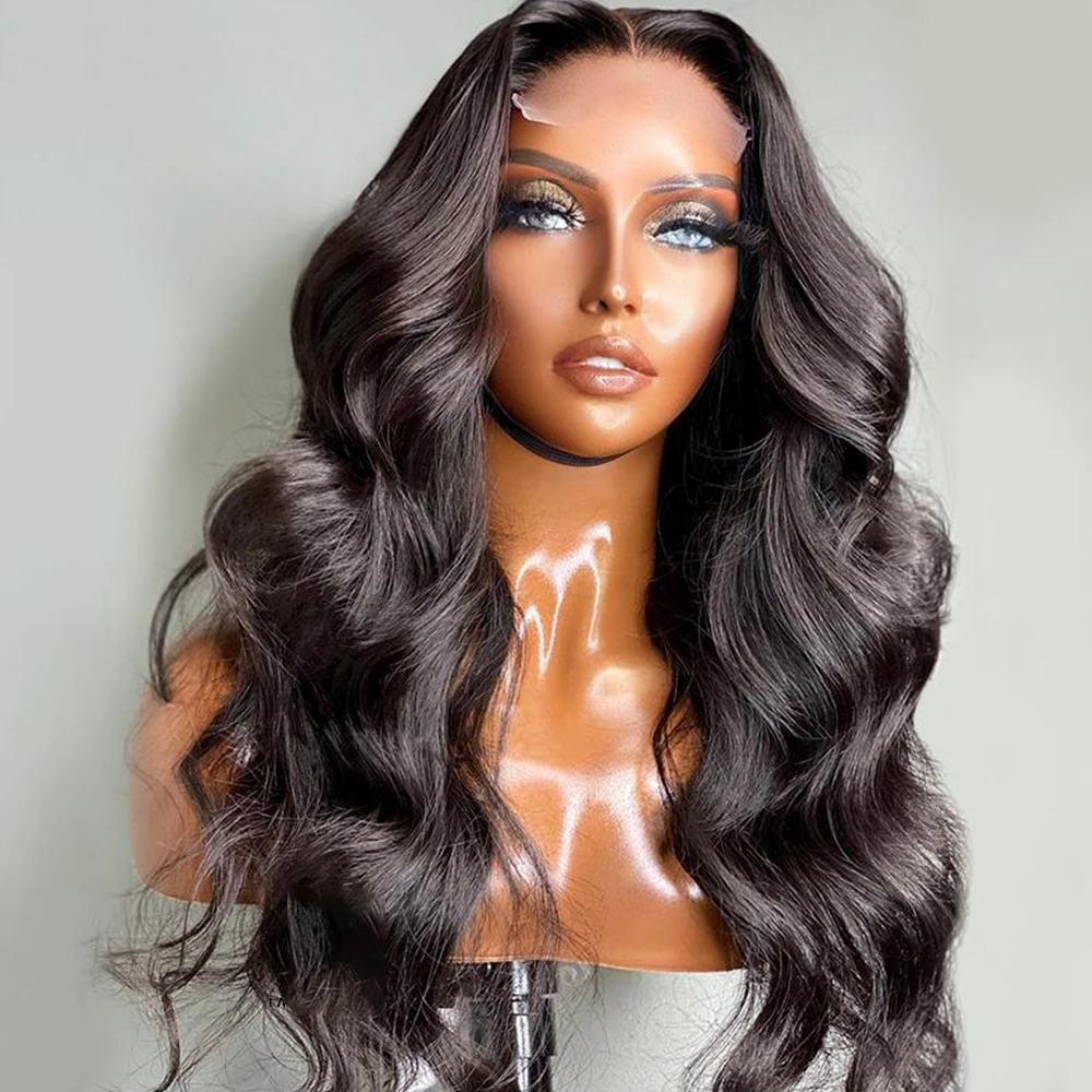 Natural Black Soft 180Density 26Inch Long Body Wave Lace Front Wig For Women BabyHair Heat Resistant Glueless Preplucked Daily
Natural Black Soft 180Density 26Inch Long Body Wave Lace Front Wig For Women BabyHair Heat Resistant Glueless Preplucked Daily