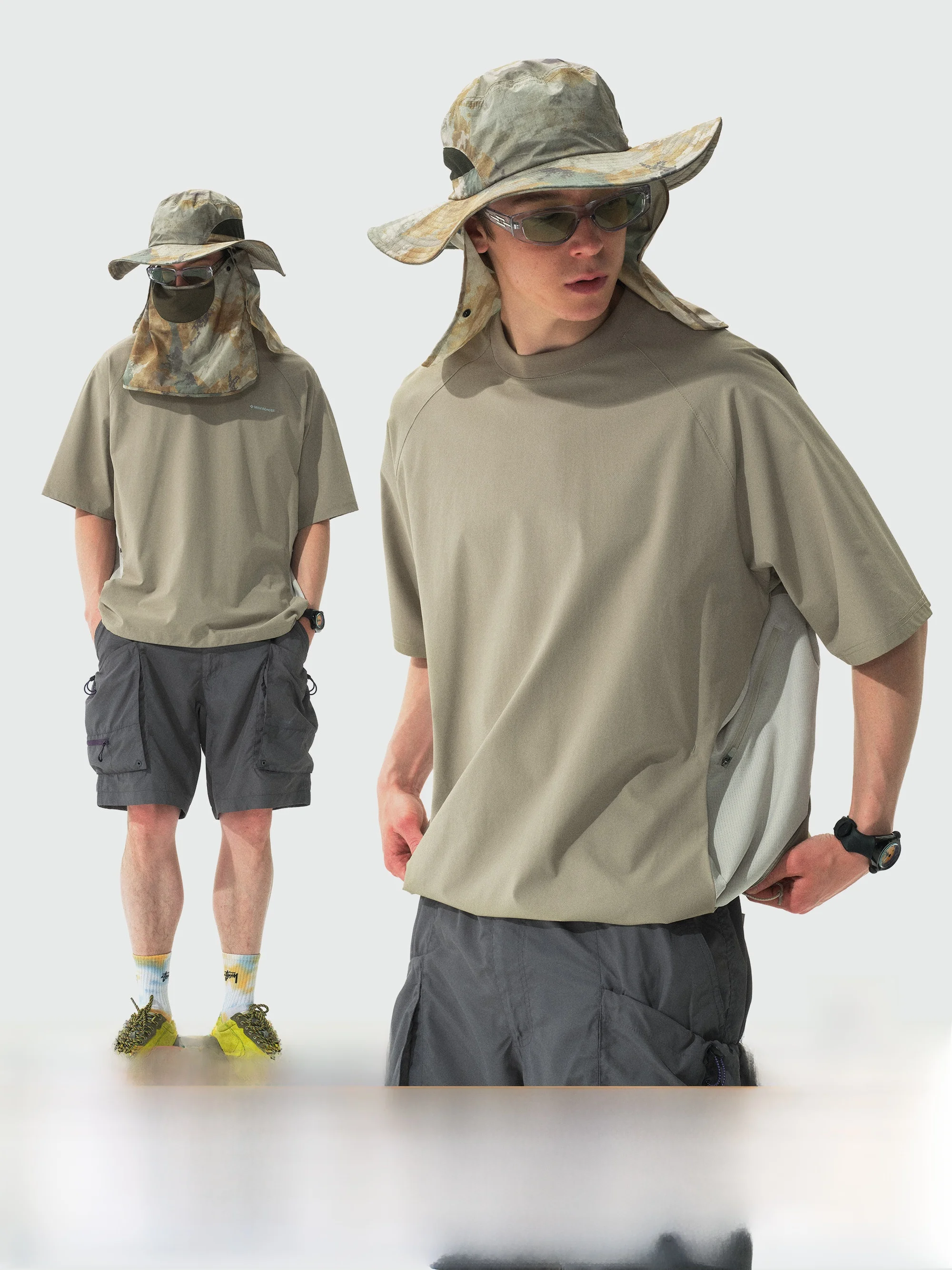 Мужская футболка свободного кроя Monterest с коротким рукавом для активного отдыха, влагоотводящая, охлаждающая, из тканого материала, для работы, летняя
Мужская футболка свободного кроя Monterest с коротким рукавом для активного отдыха, влагоотводящая, охлаждающая, из тканого материала, для работы, летняя