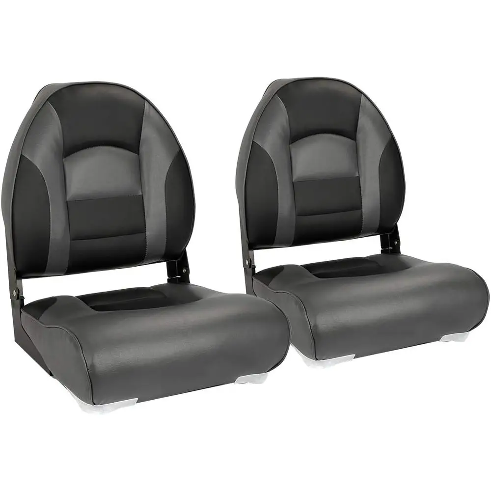 Marine High Back Boat Seats 2-Pack, Waterproof Boat Chairs, 4 Mounting Screws Included
Marine High Back Boat Seats 2-Pack, Waterproof Boat Chairs, 4 Mounting Screws Included