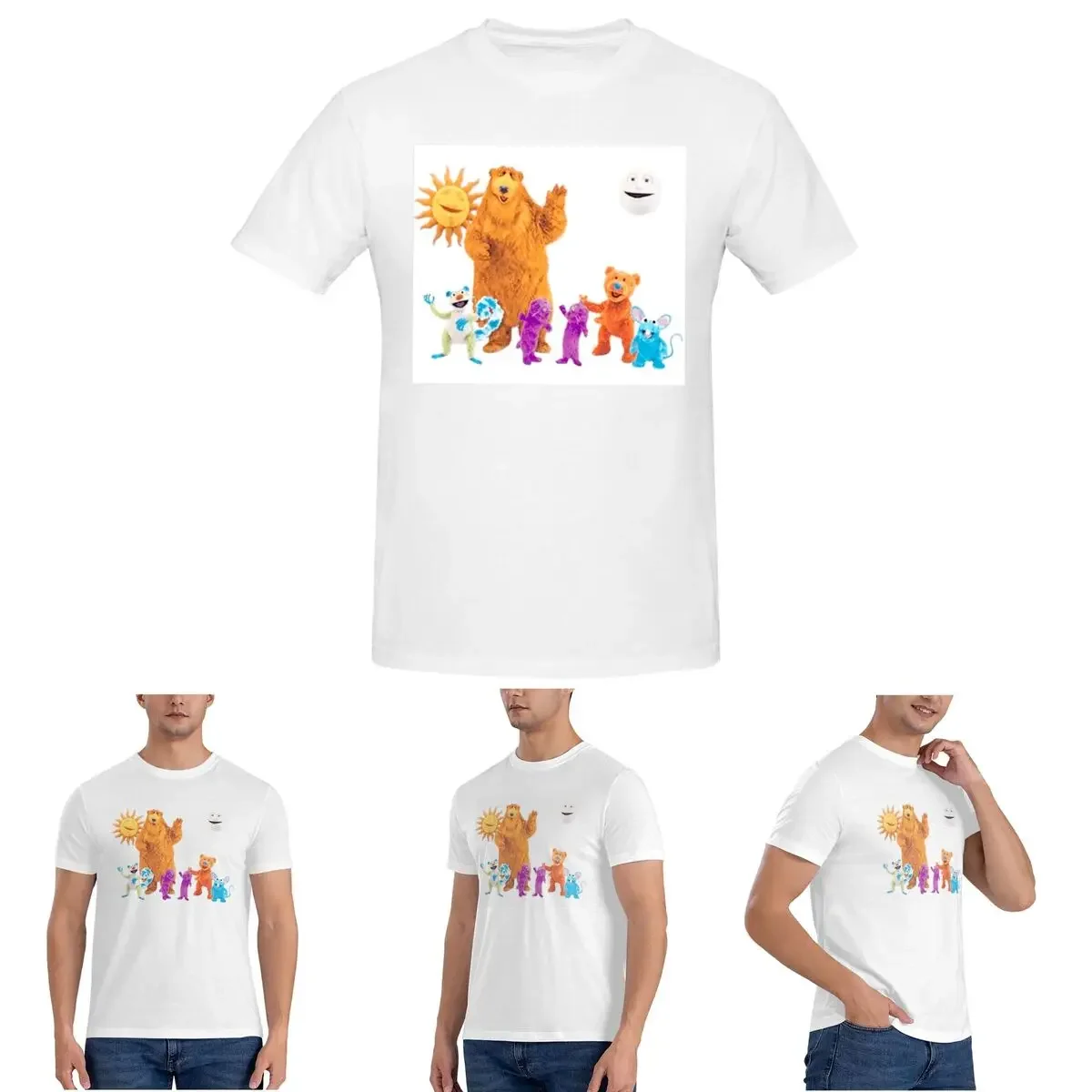 Футболка Bear In The Big Blue House для мужчин, хлопковые футболки больших размеров, мужские летние топы с короткими рукавами и круглым вырезом, S-6XL
Футболка Bear In The Big Blue House для мужчин, хлопковые футболки больших размеров, мужские летние топы с короткими рукавами и круглым вырезом, S-6XL