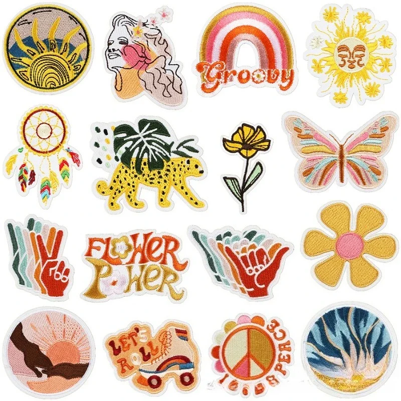 Wind Chime Embroidery Cloth Sticker Embroidery Label Jungle Cheetah Patch Cartoon Sun Embroidery Sticker Bag Decoration Sticker
Wind Chime Embroidery Cloth Sticker Embroidery Label Jungle Cheetah Patch Cartoon Sun Embroidery Sticker Bag Decoration Sticker