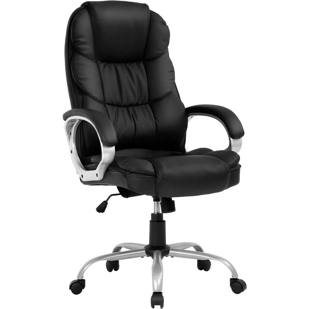 Ergonomic Office Chair,Computer Desk Chair High Back PU Leather Executive Rolling Task Adjustable Chair with Lumbar Support Head
Ergonomic Office Chair,Computer Desk Chair High Back PU Leather Executive Rolling Task Adjustable Chair with Lumbar Support Head
