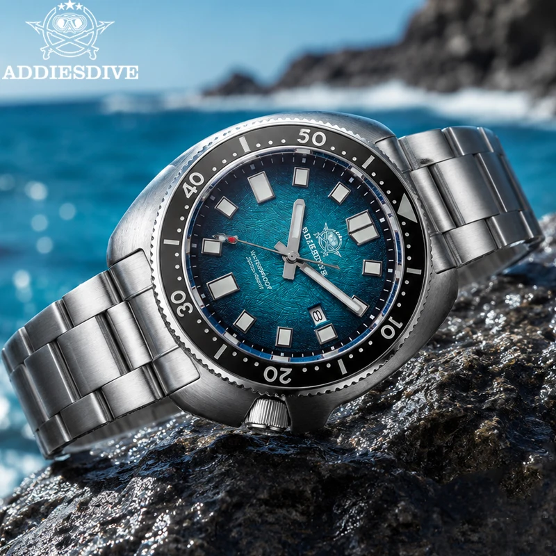 ADDIESDIVE New Men's Quartz Watches Luxury Sapphire Glass Ceramic Bezel Stainless Steel BGW9 Luminous 200m Dive Waterproof Watch
ADDIESDIVE New Men's Quartz Watches Luxury Sapphire Glass Ceramic Bezel Stainless Steel BGW9 Luminous 200m Dive Waterproof Watch