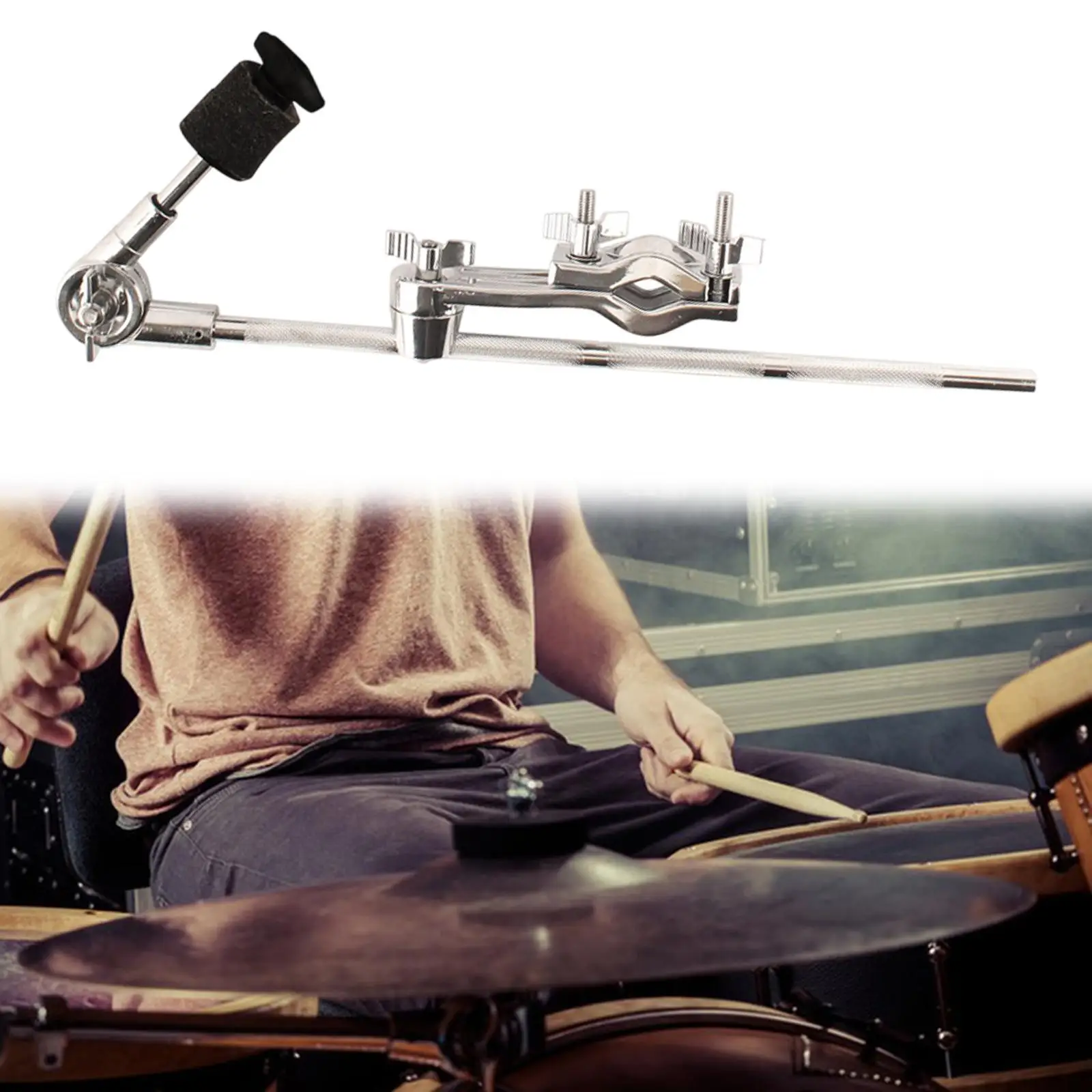 Cymbal Extension Stand Cymbal Extension Mount Clamp Cymbal Stand Holder Support for Concert Stage Practice Performance Show
Cymbal Extension Stand Cymbal Extension Mount Clamp Cymbal Stand Holder Support for Concert Stage Practice Performance Show