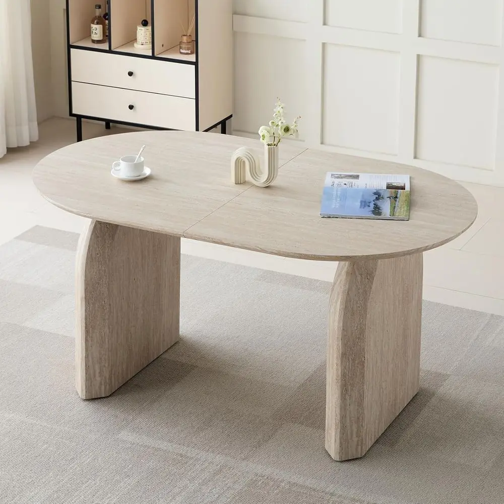 Oval Wooden Dining Table, Seats 4-10, Suitable for Kitchen, Restaurant, Living Room, Oak Beige Finish
Oval Wooden Dining Table, Seats 4-10, Suitable for Kitchen, Restaurant, Living Room, Oak Beige Finish