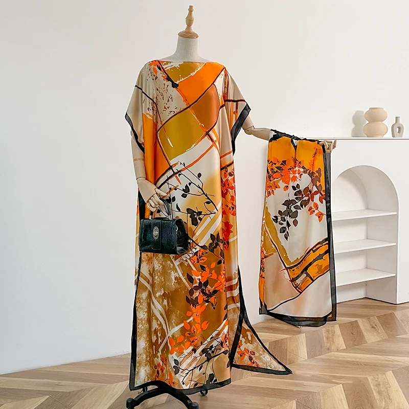 New 2025 Dubai Abaya For Women Summer Short Sleeve Cotton Dress Gold Stamping Loose Lady Maxi Islam African Dress With Big Scarf
New 2025 Dubai Abaya For Women Summer Short Sleeve Cotton Dress Gold Stamping Loose Lady Maxi Islam African Dress With Big Scarf