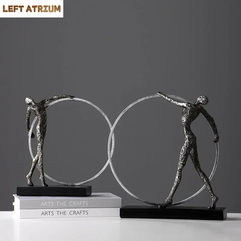 Gymnastic Dance Figures Sculpture Desk Decoration Crafts Iron Circle Gymnastics Abstract Characters Statue Room Aesthetic Decor
Gymnastic Dance Figures Sculpture Desk Decoration Crafts Iron Circle Gymnastics Abstract Characters Statue Room Aesthetic Decor