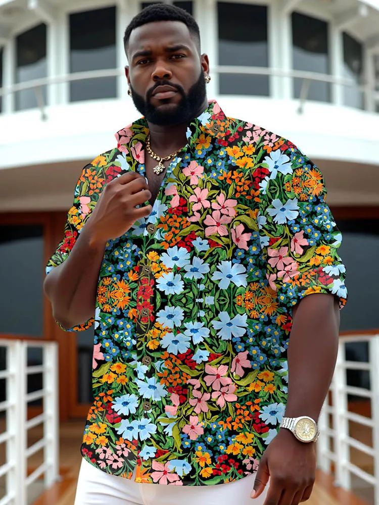 Biggmans Plus Size Cotton Print Lapel Shirts Mens Button Patchwork Daily Long Sleeve Loose Male Casual Holiday Tops Clothes 2025
Biggmans Plus Size Cotton Print Lapel Shirts Mens Button Patchwork Daily Long Sleeve Loose Male Casual Holiday Tops Clothes 2025