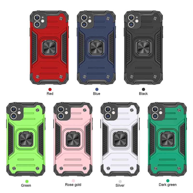 50pcs Shockproof Armor Ring Case on For iPhone 12 11 Pro Max Mini XS X XR SE 2020 7 8 Plus Stand Magnetic Car Holder Cover Coque
50pcs Shockproof Armor Ring Case on For iPhone 12 11 Pro Max Mini XS X XR SE 2020 7 8 Plus Stand Magnetic Car Holder Cover Coque