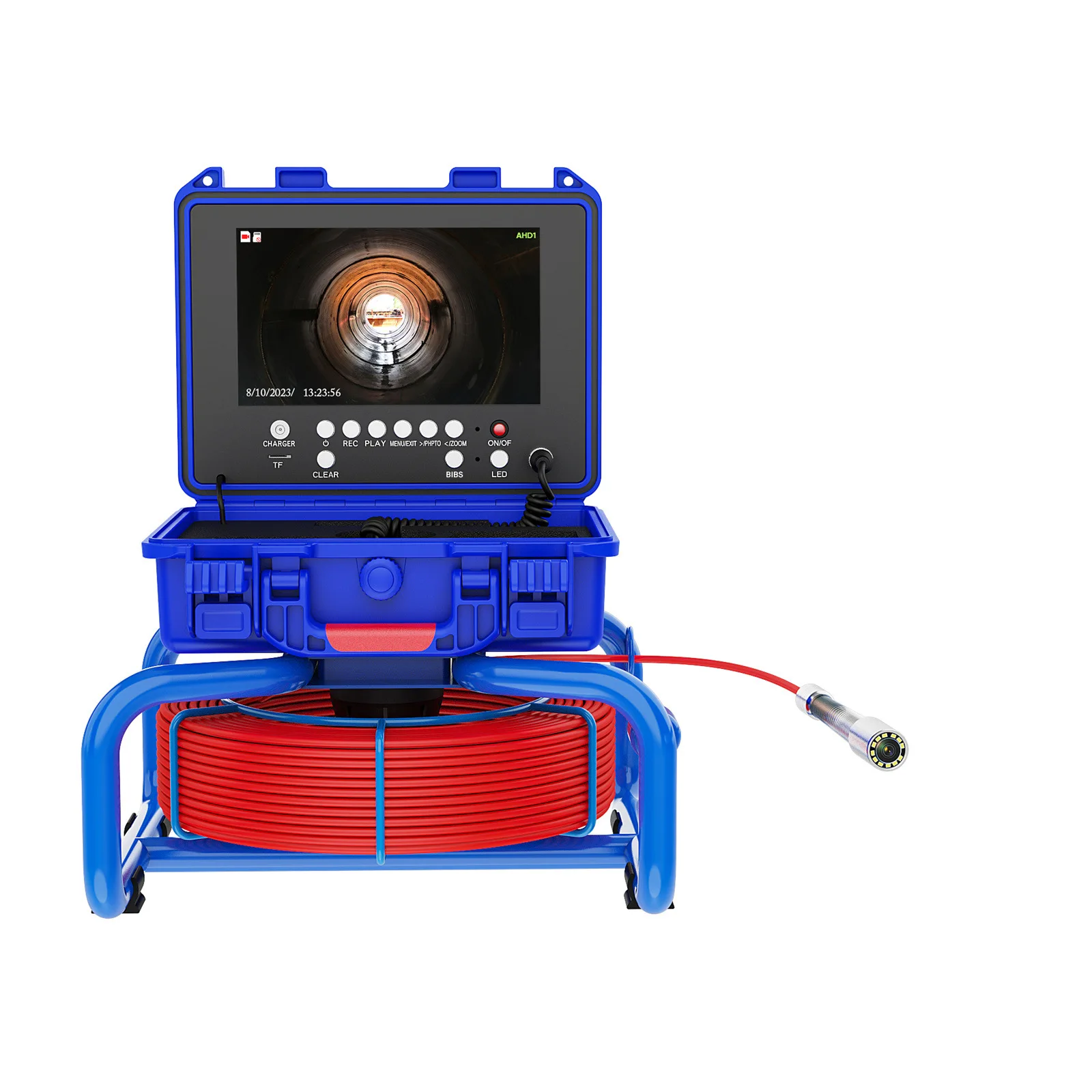 High definition pipe endoscope, video camera waterproof sewer pipe dredging detector
High definition pipe endoscope, video camera waterproof sewer pipe dredging detector