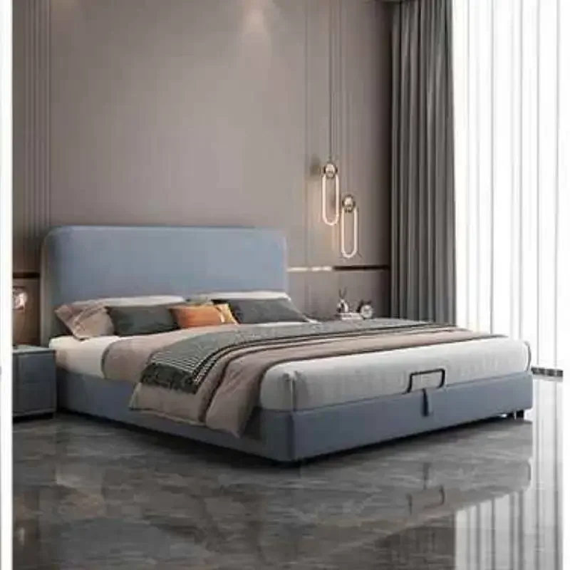 Castle Marriage Bed Minimalist Aesthetic Storage Bedroom Bed Modern King Size Japanese Muebles De Dormitorio Trendy Furniture
Castle Marriage Bed Minimalist Aesthetic Storage Bedroom Bed Modern King Size Japanese Muebles De Dormitorio Trendy Furniture