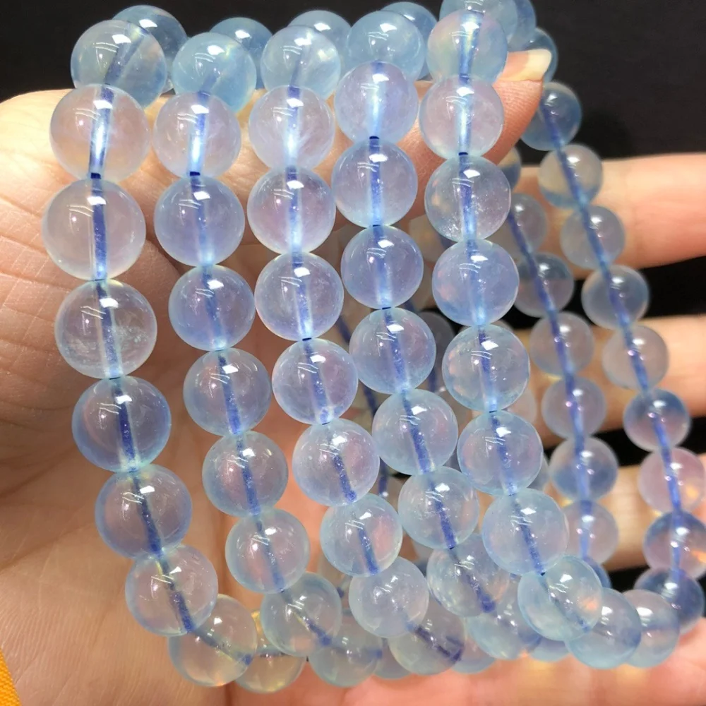 Natural Aquamarine Bead Bracelet Women Fashion Charm Crystal Healing Energy Gemstone Yoga Jewelry 1PCS
Natural Aquamarine Bead Bracelet Women Fashion Charm Crystal Healing Energy Gemstone Yoga Jewelry 1PCS