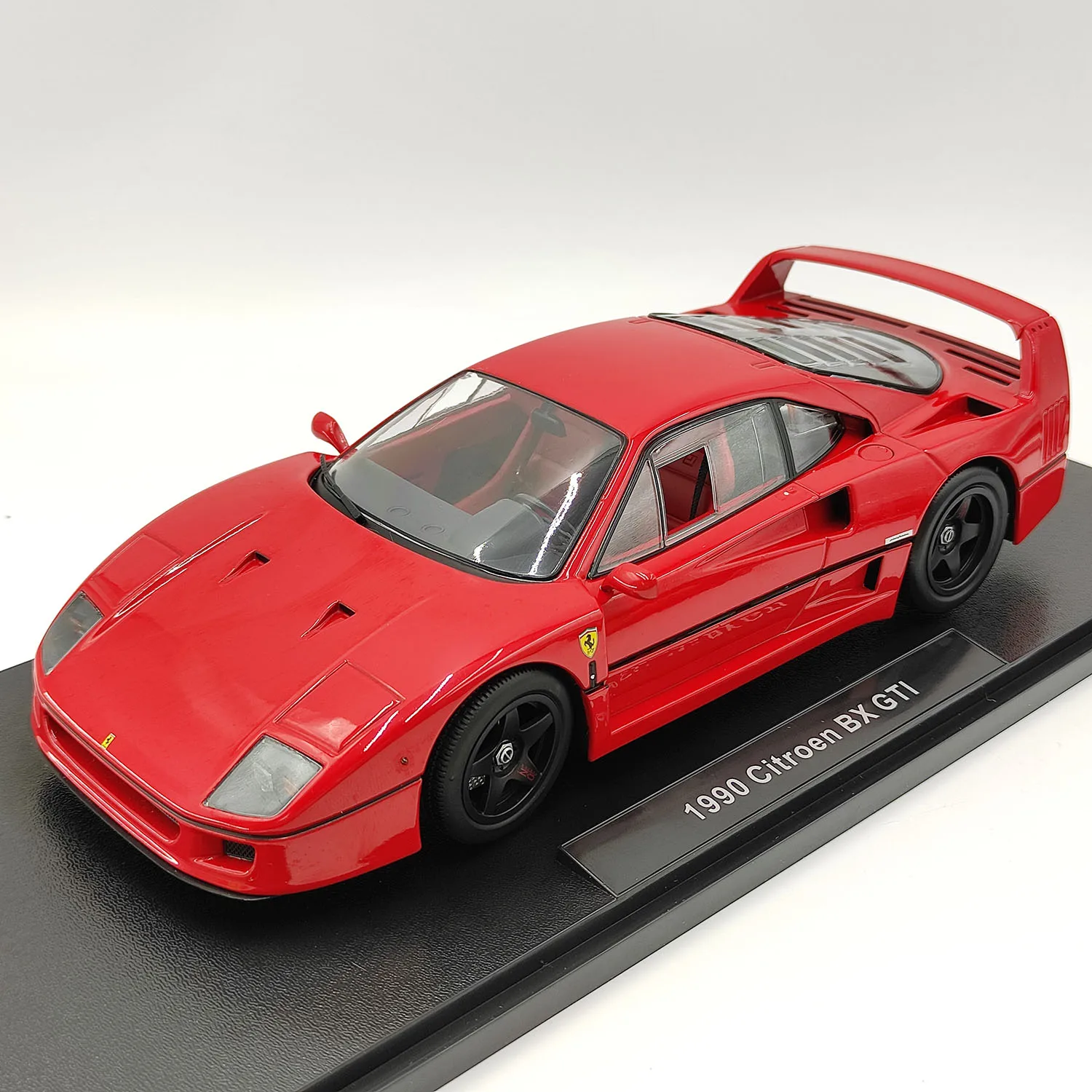 Diecast KK 1/18 Scale Ferrari 1990 Citroen BX GTI Supercar Alloy Car Model Collectible Toy Gift Souvenir Display Ornament
Diecast KK 1/18 Scale Ferrari 1990 Citroen BX GTI Supercar Alloy Car Model Collectible Toy Gift Souvenir Display Ornament
