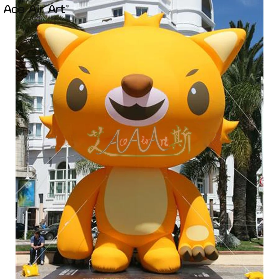 2022 Yellow Fox Cartoon Character Model Inflatable Mascot For Outdoor Indoor Advertising/Promotion Event Decoration China Supply
2022 Yellow Fox Cartoon Character Model Inflatable Mascot For Outdoor Indoor Advertising/Promotion Event Decoration China Supply