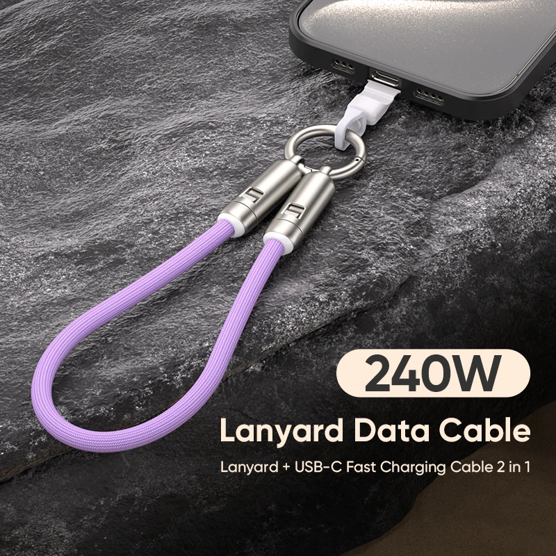 Кабель для быстрой зарядки USB-C на Type-C 240 Вт, 2-в-1, с ремешком на запястье, для iPhone 17, 16, 15 Pro Max, Samsung Galaxy, Xiaomi
Кабель для быстрой зарядки USB-C на Type-C 240 Вт, 2-в-1, с ремешком на запястье, для iPhone 17, 16, 15 Pro Max, Samsung Galaxy, Xiaomi
