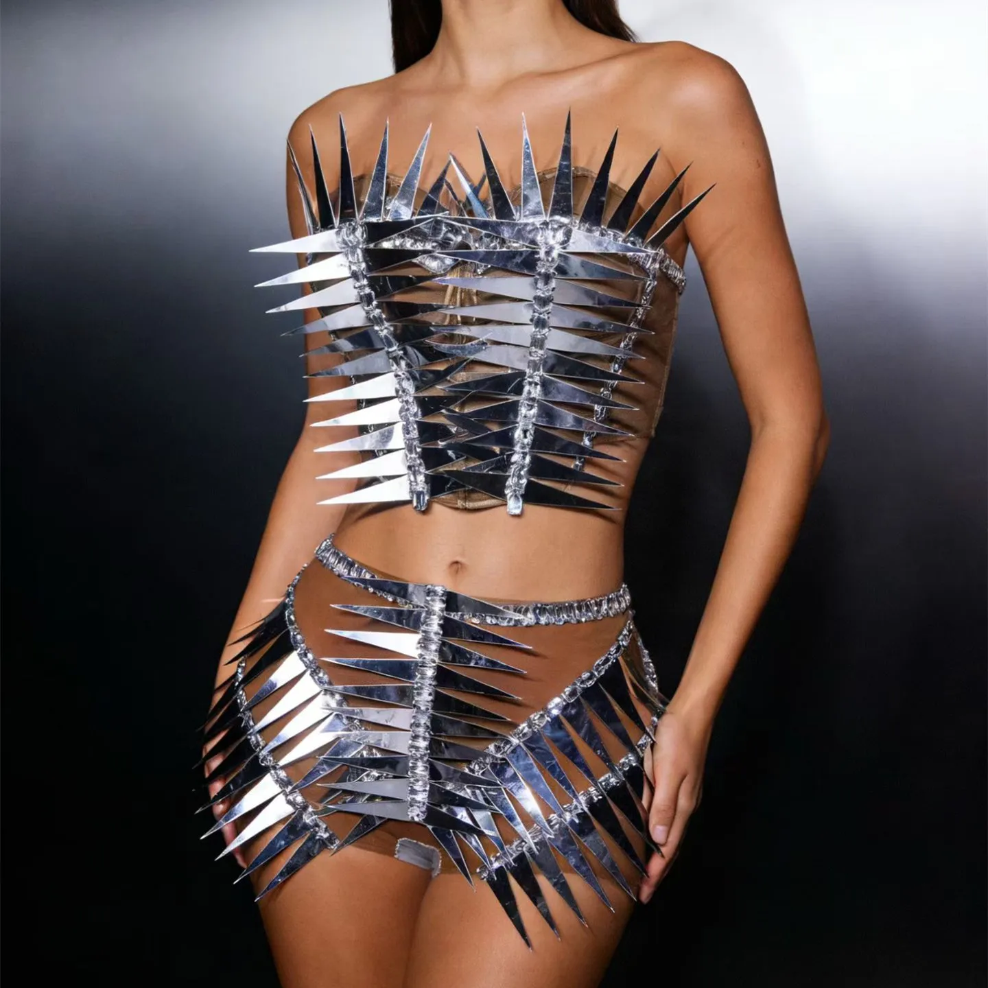 Sexy Sequin Corset Top Party Mini Skirts 2 Piece Set Women Prom Pencil Dress Club Show Stage Festival Outfit DJ Dancer Costume
Sexy Sequin Corset Top Party Mini Skirts 2 Piece Set Women Prom Pencil Dress Club Show Stage Festival Outfit DJ Dancer Costume