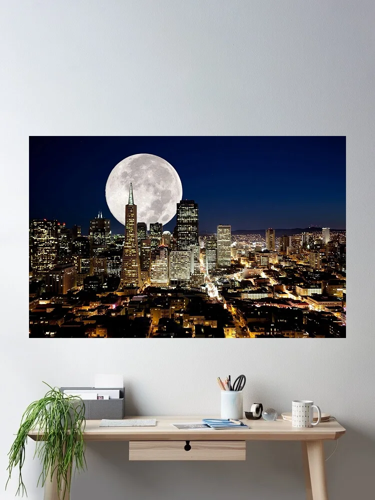 Skyline City Night Theme Landscape, Art Print Canvas Poster, Living Room Decor, Home Wall Picture
Skyline City Night Theme Landscape, Art Print Canvas Poster, Living Room Decor, Home Wall Picture