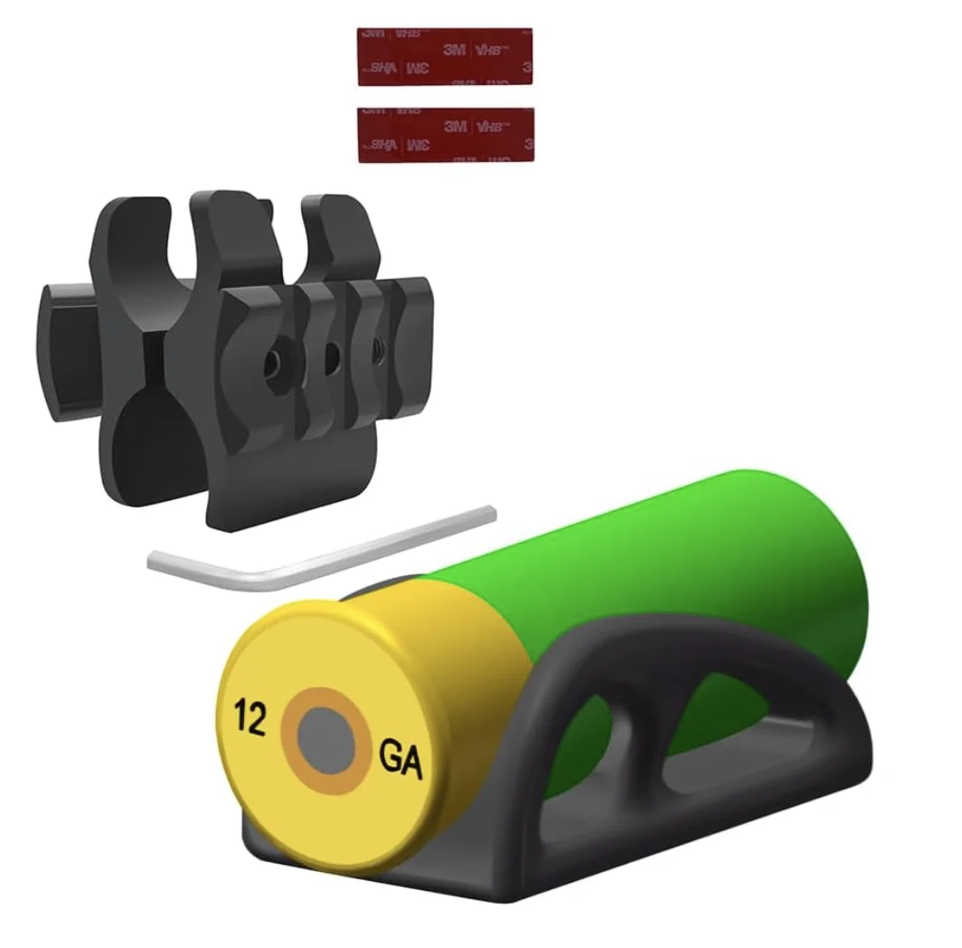 12Ga Ammo holder Single Extra Shell Holder, Caddy, Extra Round, Stage Saver, Ammo Shell holde, Shotgun Accessories with 3M Tape
12Ga Ammo holder Single Extra Shell Holder, Caddy, Extra Round, Stage Saver, Ammo Shell holde, Shotgun Accessories with 3M Tape