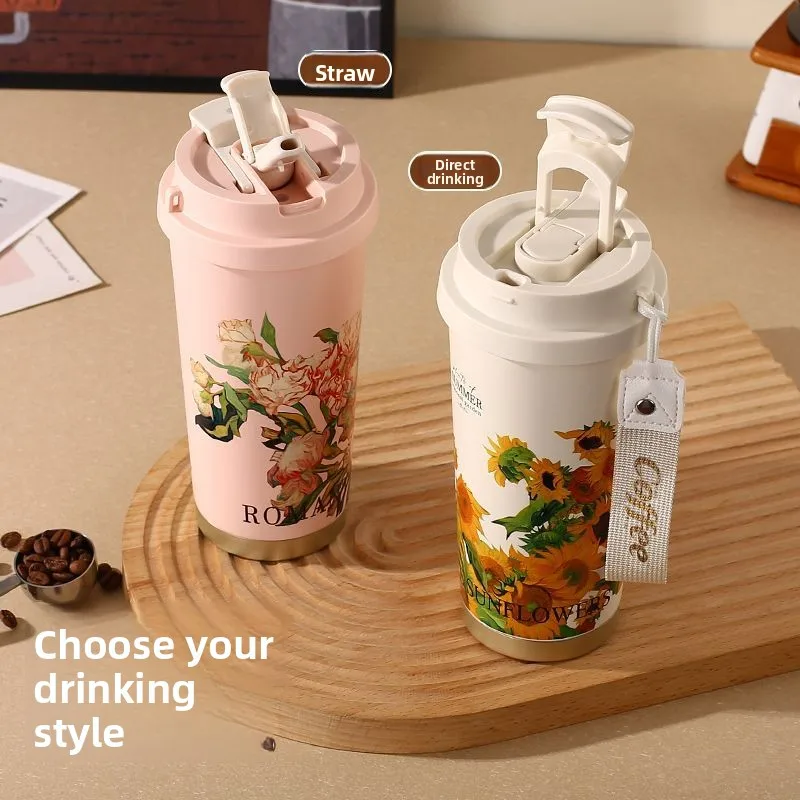 Ladies Insulated Water Bottle 2024 New Sle Student High Aesthetic Value Stainl Steel Cup with Lid Thiened Insulation
Ladies Insulated Water Bottle 2024 New Sle Student High Aesthetic Value Stainl Steel Cup with Lid Thiened Insulation