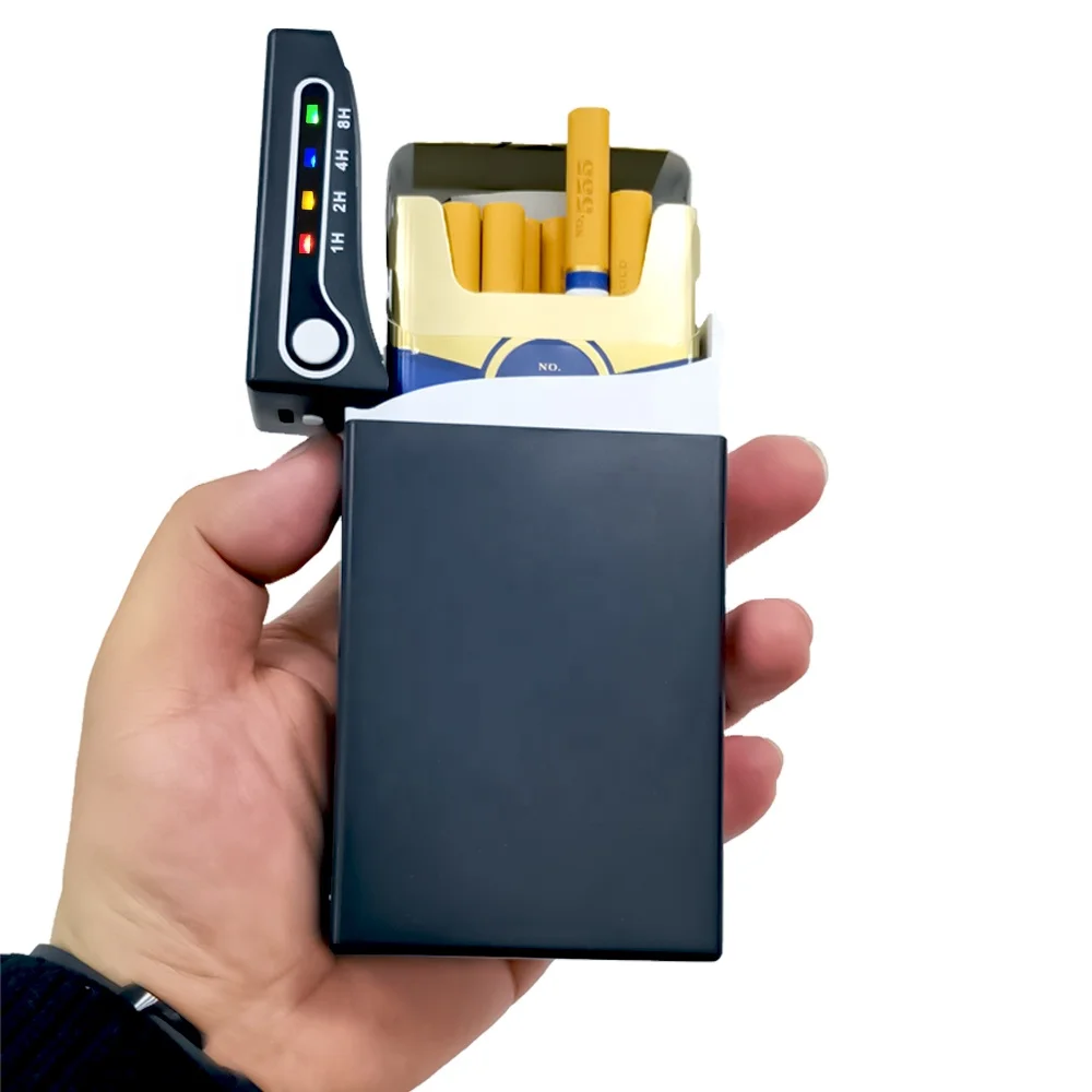 Locking Cigarette Case with Timer Quit Smoking By locking Your Cigs Away in This Smart Box Locker
Locking Cigarette Case with Timer Quit Smoking By locking Your Cigs Away in This Smart Box Locker