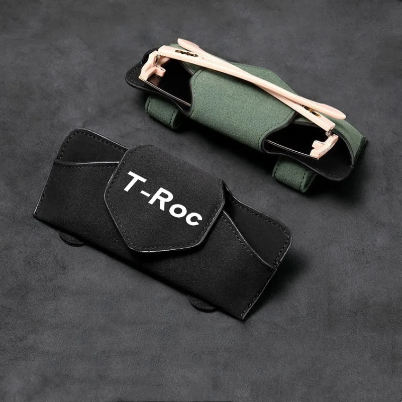 Car Glasses Holder Decoration Case Cover Eyeglass Sun Glasses Storage for Volkswagen VW T-ROC Logo Auto Accessories
Car Glasses Holder Decoration Case Cover Eyeglass Sun Glasses Storage for Volkswagen VW T-ROC Logo Auto Accessories