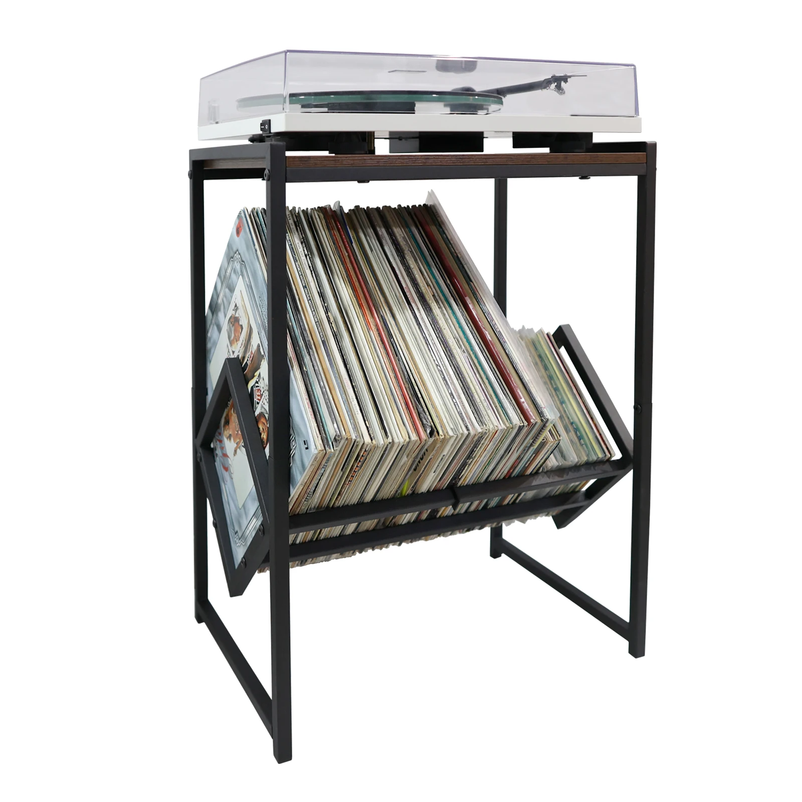 NEW Vinyl Record Storage Holder Rack Large Capacity Wooden Iron Shelf Record Display Table Stand Albums LP Storage Container
NEW Vinyl Record Storage Holder Rack Large Capacity Wooden Iron Shelf Record Display Table Stand Albums LP Storage Container